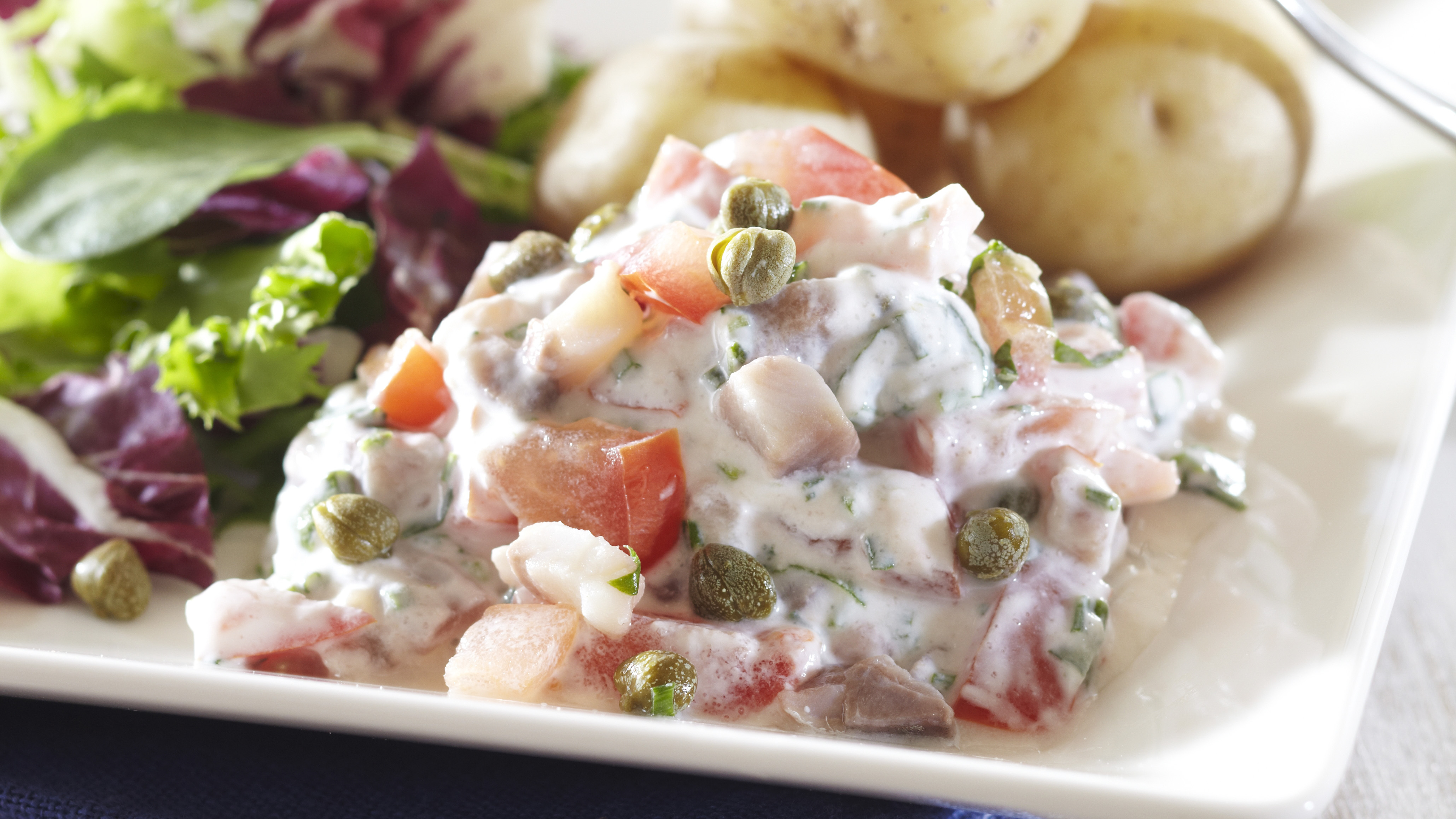 Matjessillikastike uusille perunoille