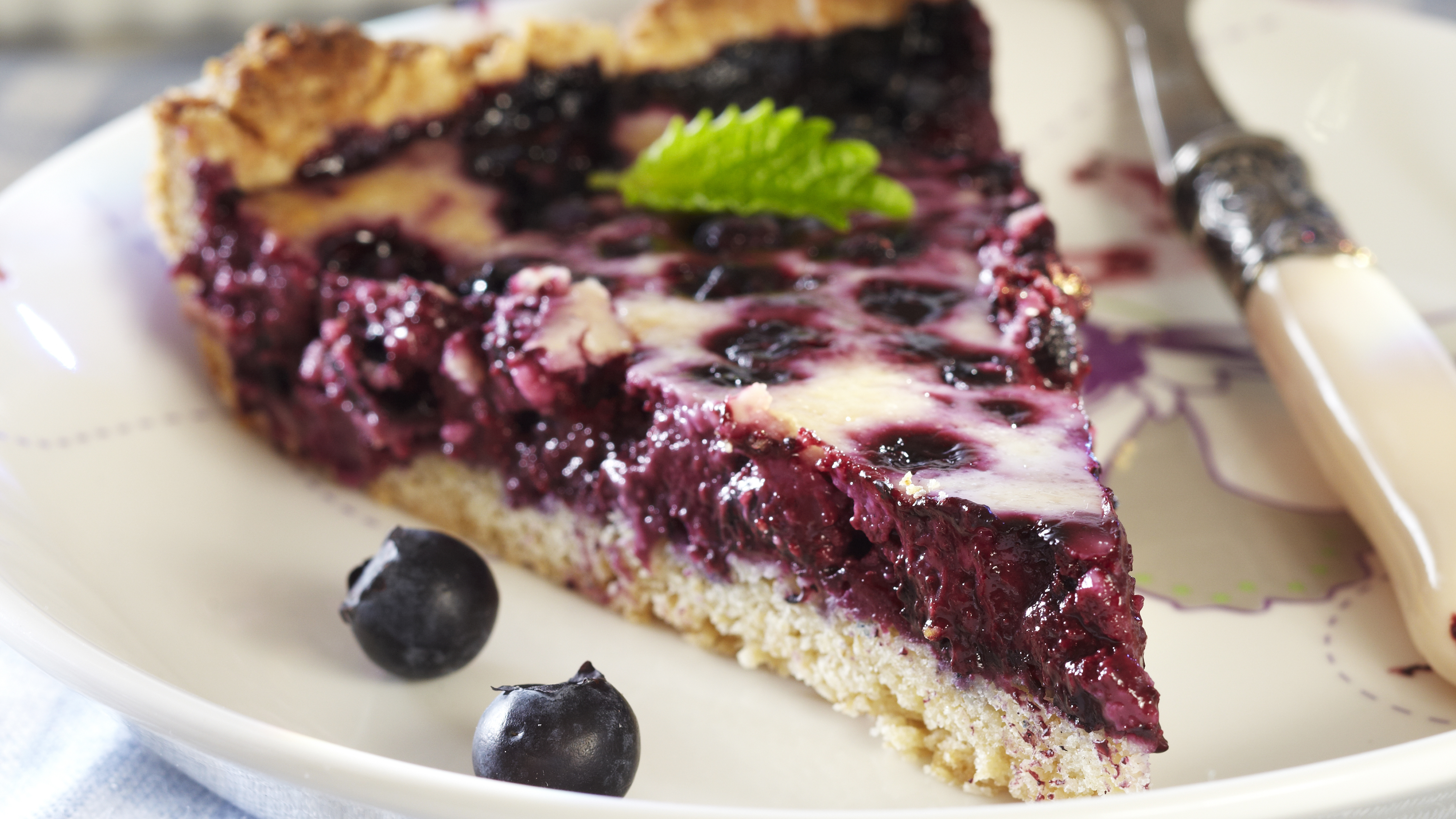 Pikapika mustikkapiirakka