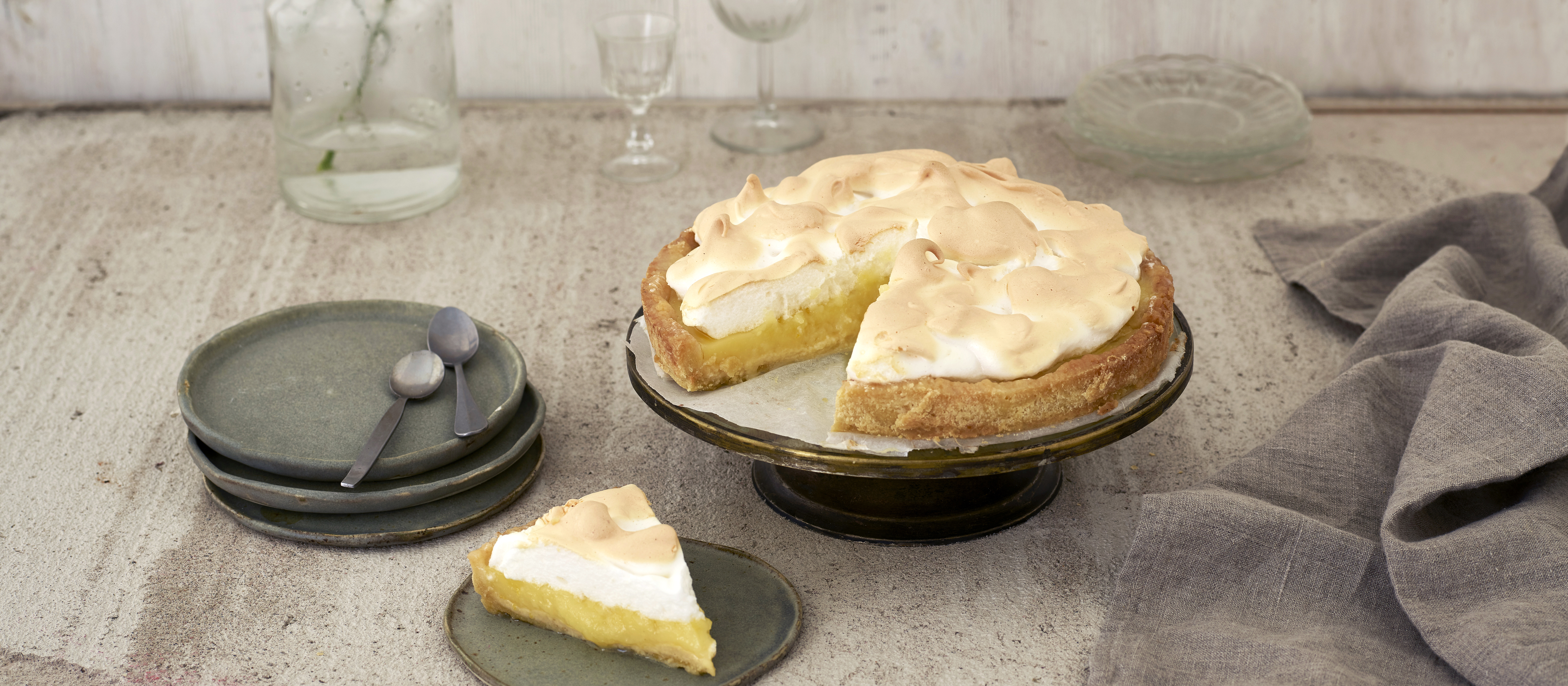 Sitruuna-marenkipiirakka