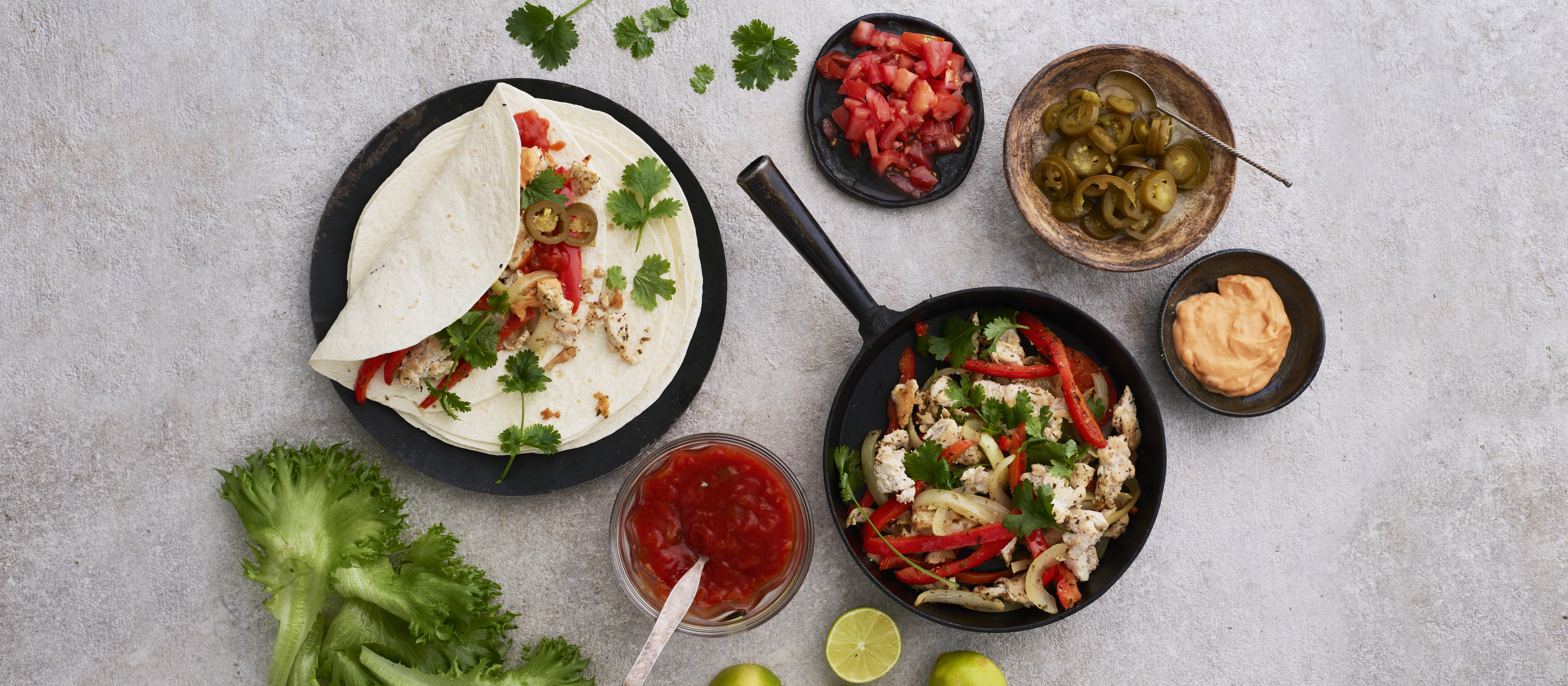 Texmex-broilerifajitas