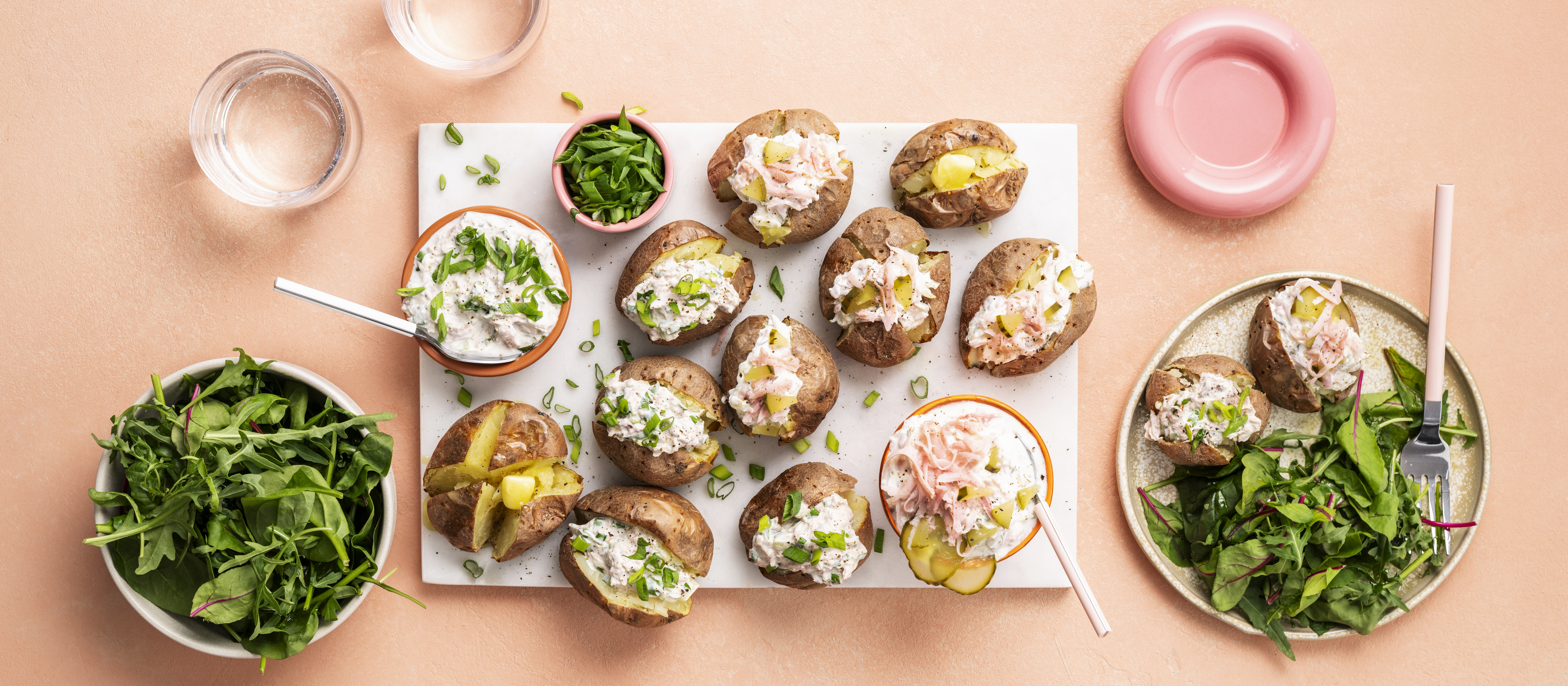 Uuniperunat airfryerissa