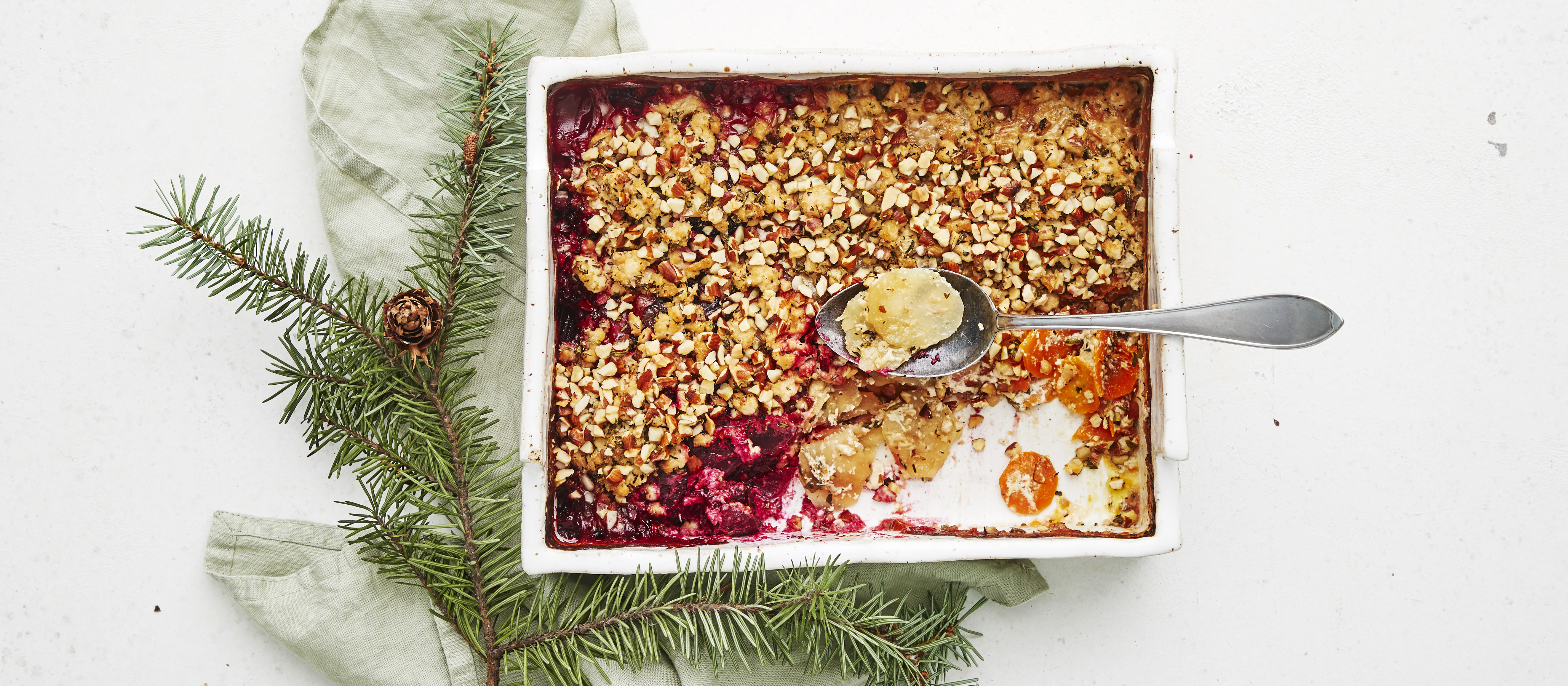 Vegaaninen juureslaatikko