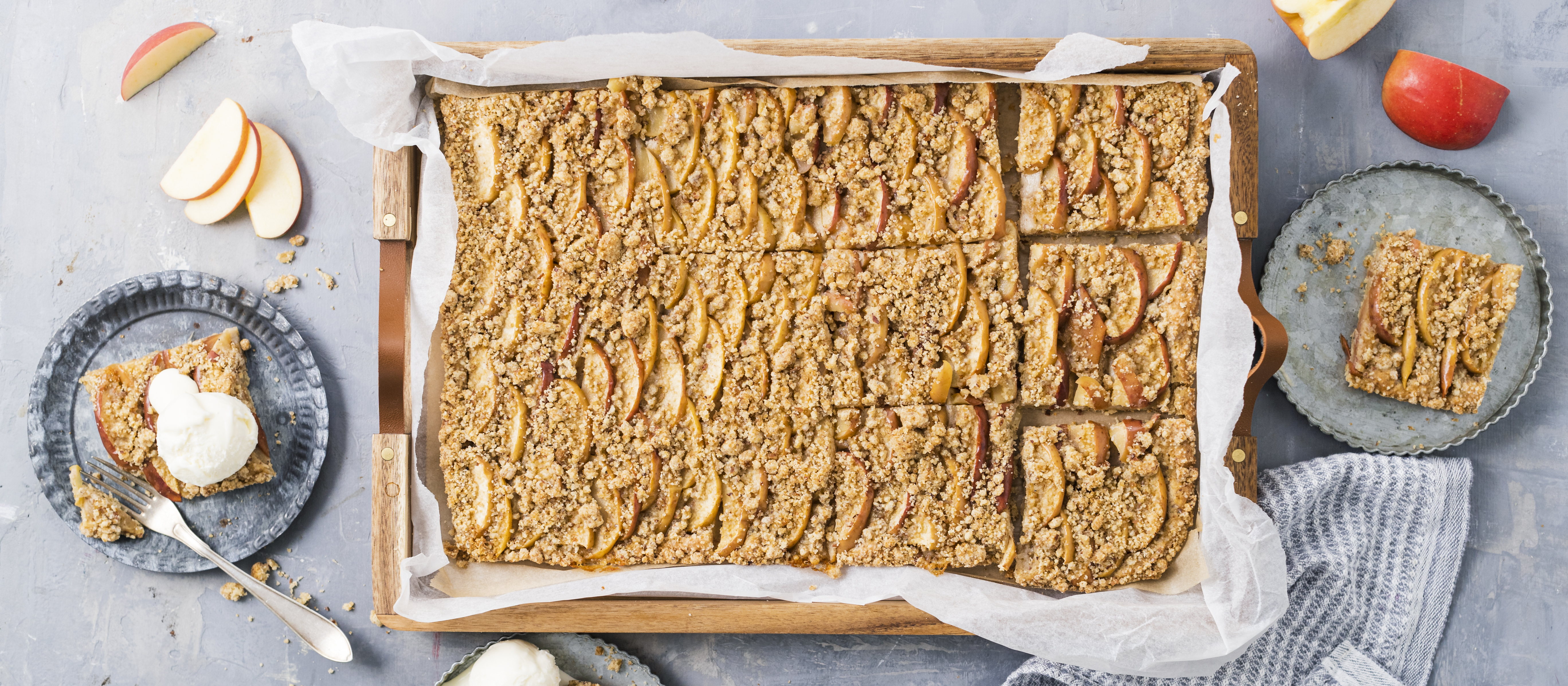 Vegaaninen omenapiirakka