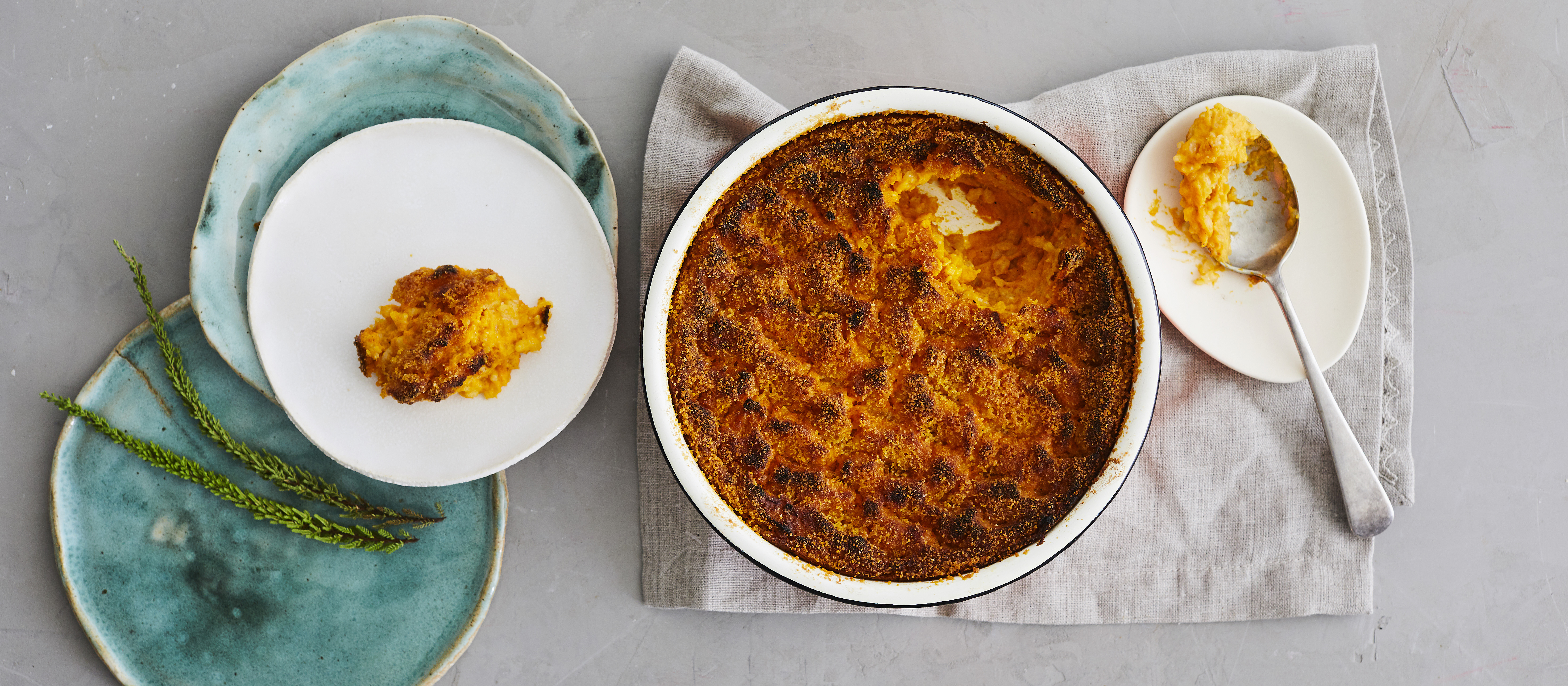 Vegaaninen porkkanalaatikko