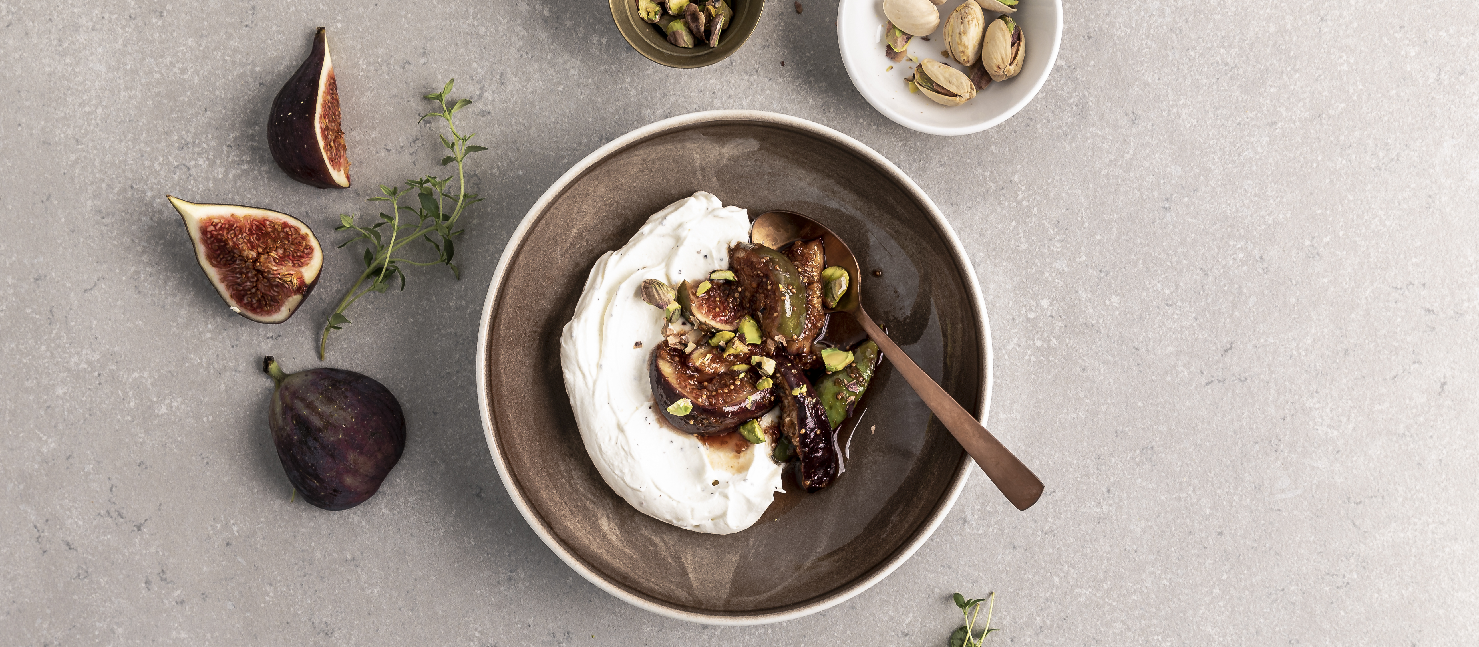 Viikunat ja mascarponevaahto